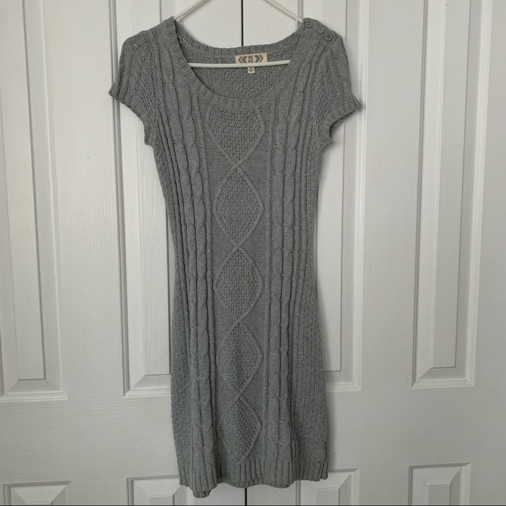 Gray Sweater Dress